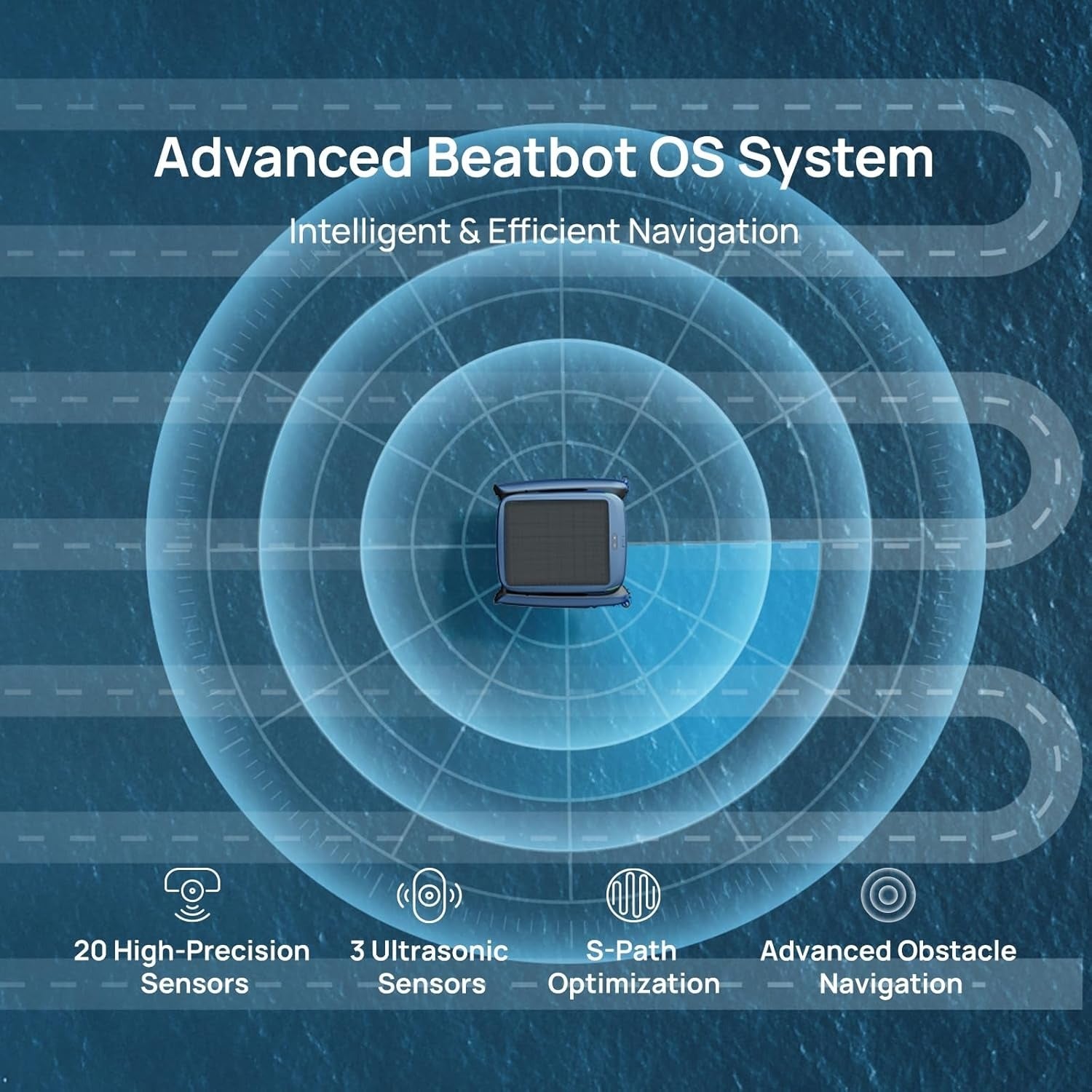 Beatbot AquaSense® 2 Robotic Pool Cleaner + iSkim® Ultra Robotic Pool Skimmer - Energize Trek