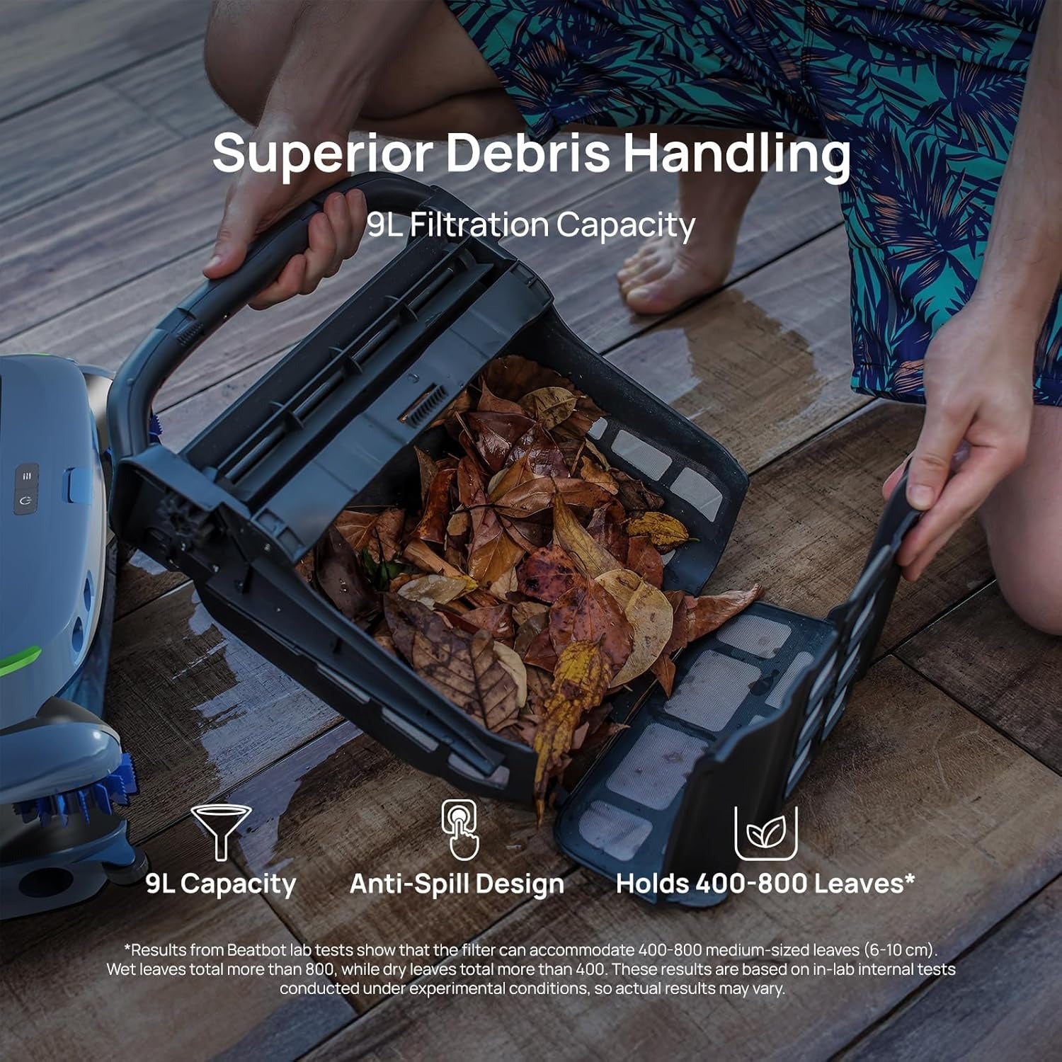 Beatbot AquaSense® 2 Robotic Pool Cleaner + iSkim® Ultra Robotic Pool Skimmer - Energize Trek