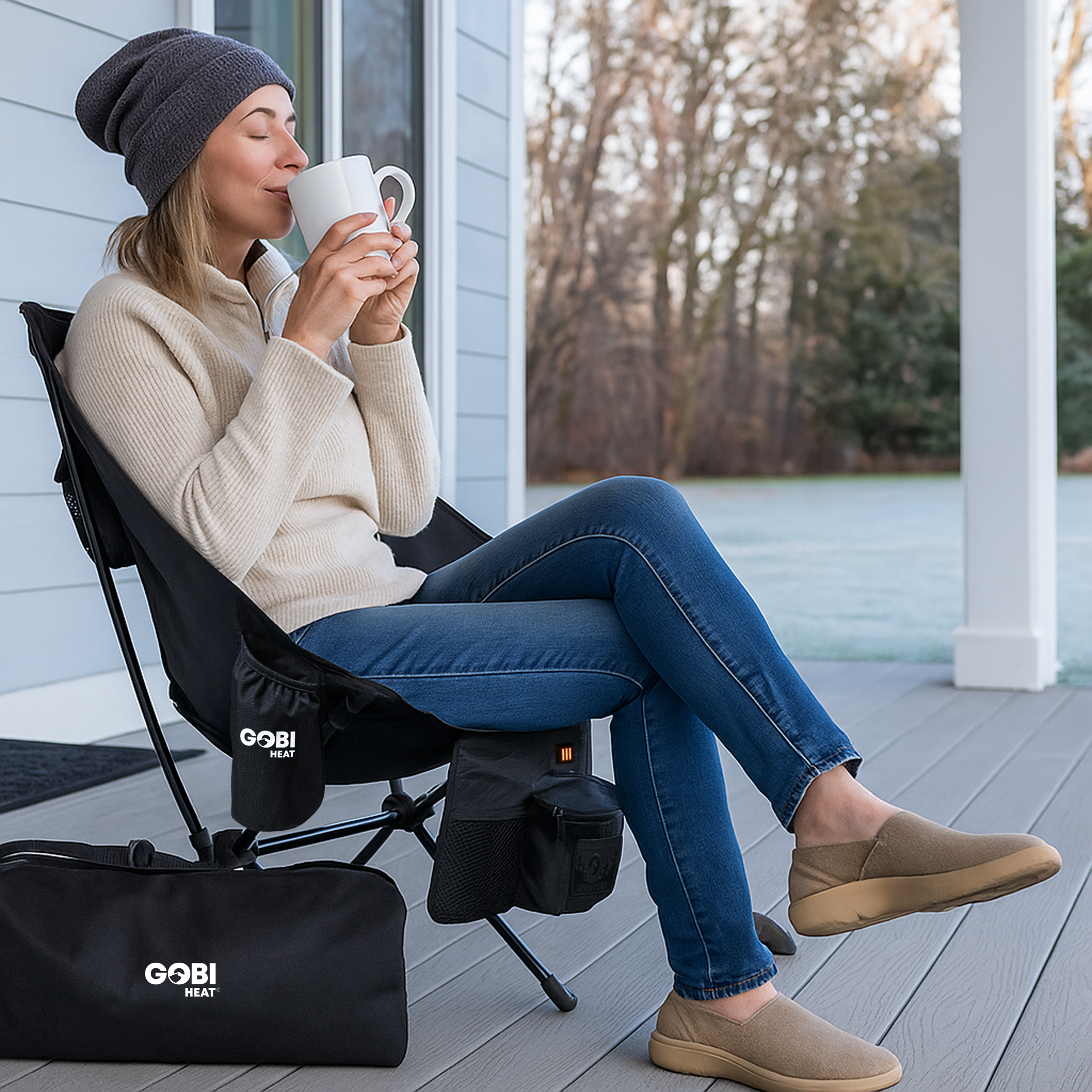 The Beck Chair - Ultra-Portable Heated Camping Chair - Energize Trek
