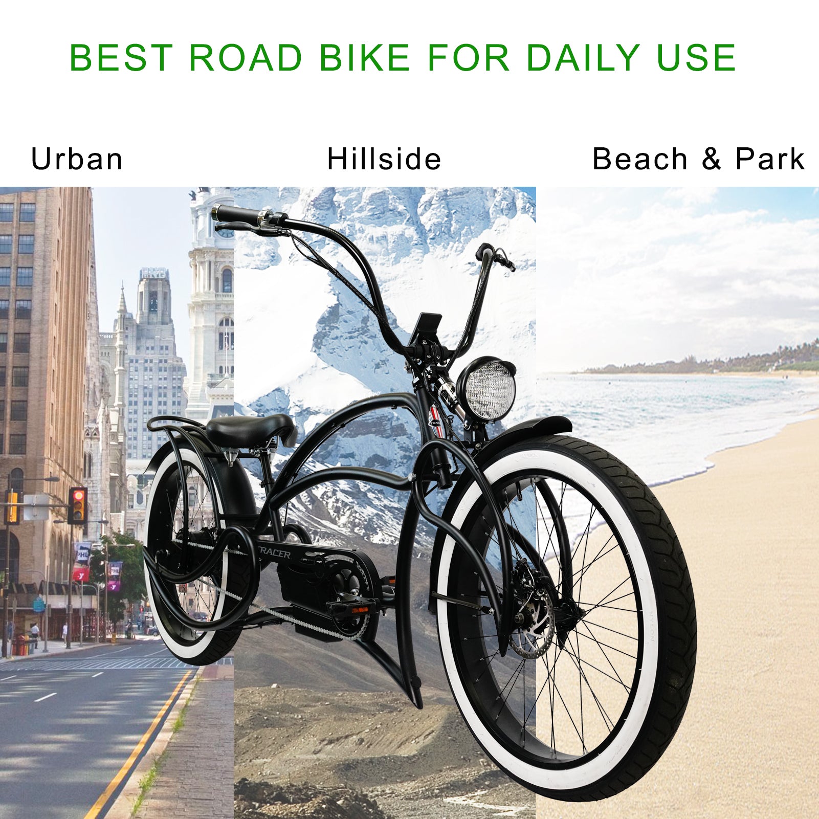 TRACER 26"Stretch E-BIKE 800W 48V