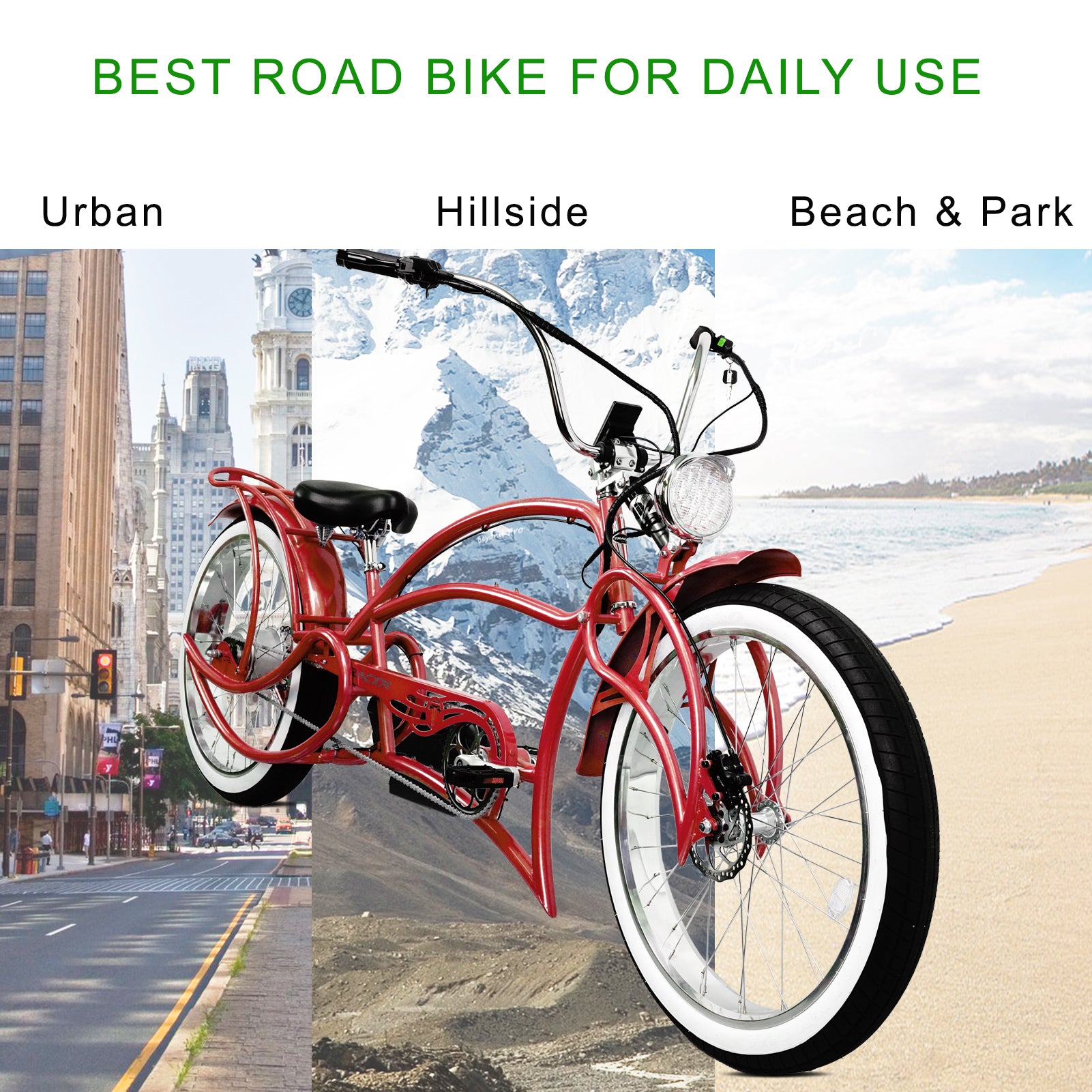 TRACER 26"Stretch E-BIKE 800W 48V