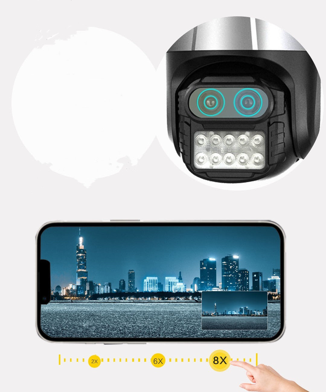 Binocular Wireless Ball Camera Outdoor Waterproof Monitor - Energize Trek