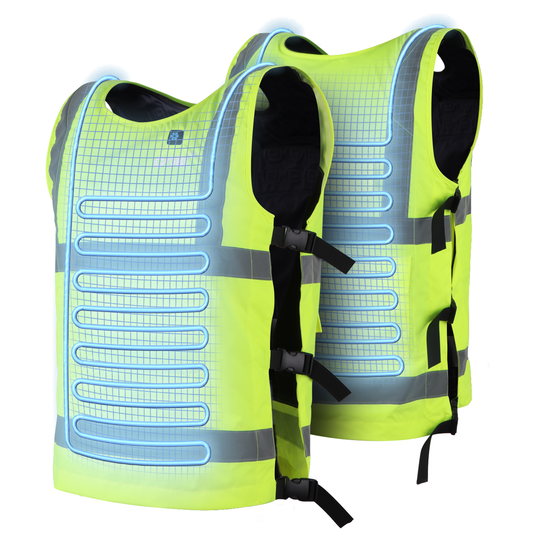 Breeze II Unisex High-Vis Cooling Vest - Energize Trek
