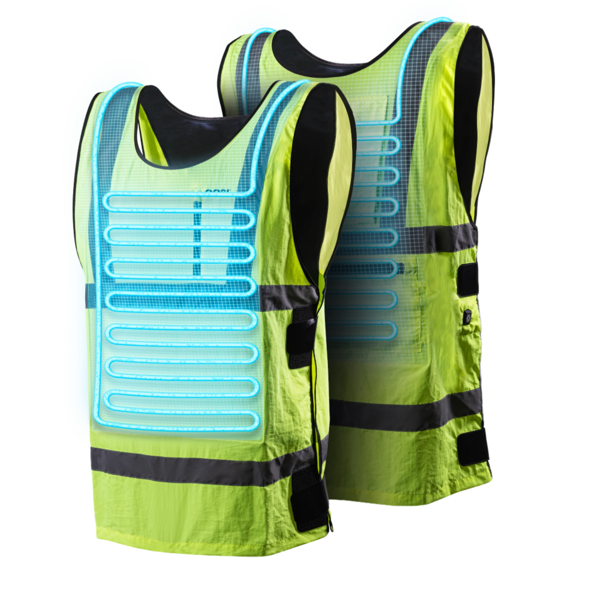 Breeze Unisex High-Vis Cooling Vest - Energize Trek