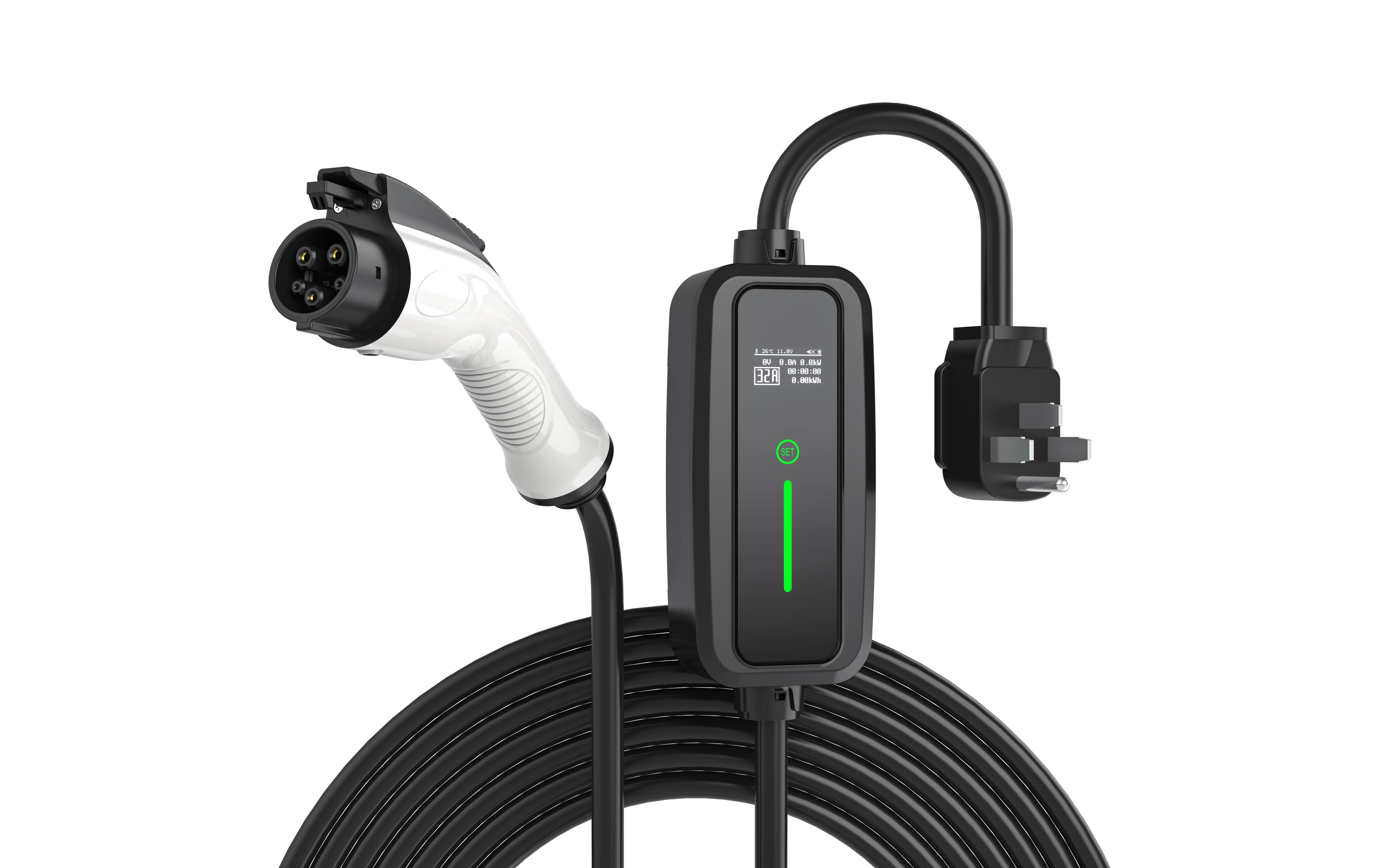 J1772 32A Portable Charger - Energize Trek