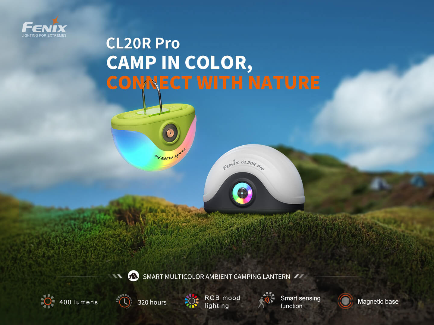 CL20R Pro Smart Multicolor Camping Lantern - Energize Trek