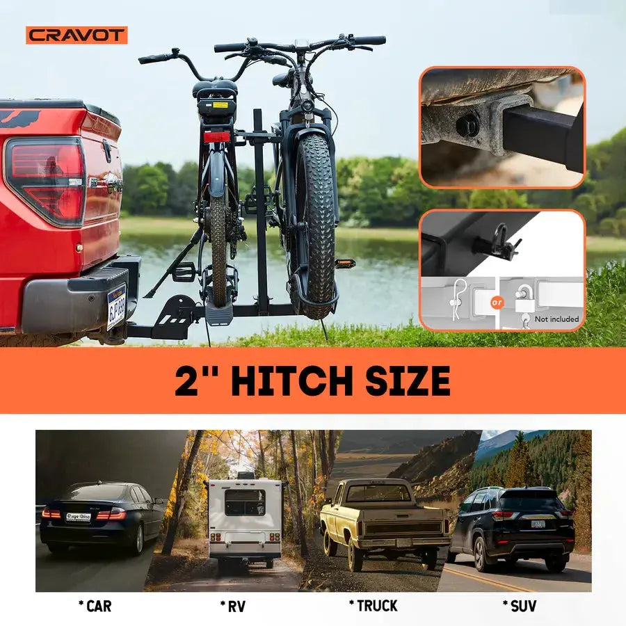 CRAVOT CyberRack E1 (25) Hitch Bike Rack - Energize Trek