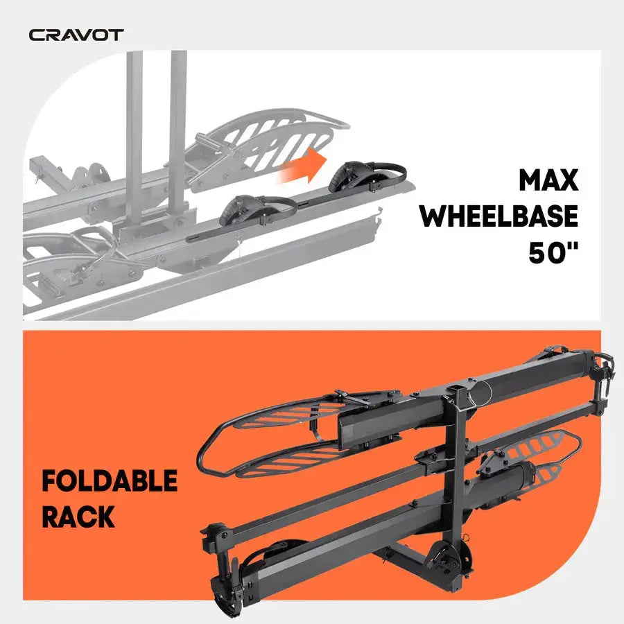 CRAVOT CyberRack E1 (25) Hitch Bike Rack - Energize Trek