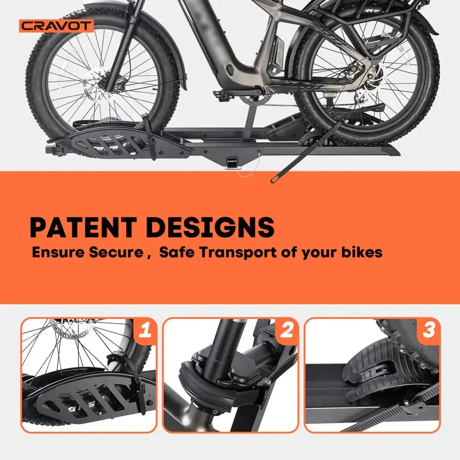 CRAVOT CyberRack E1 (25) Hitch Bike Rack - Energize Trek