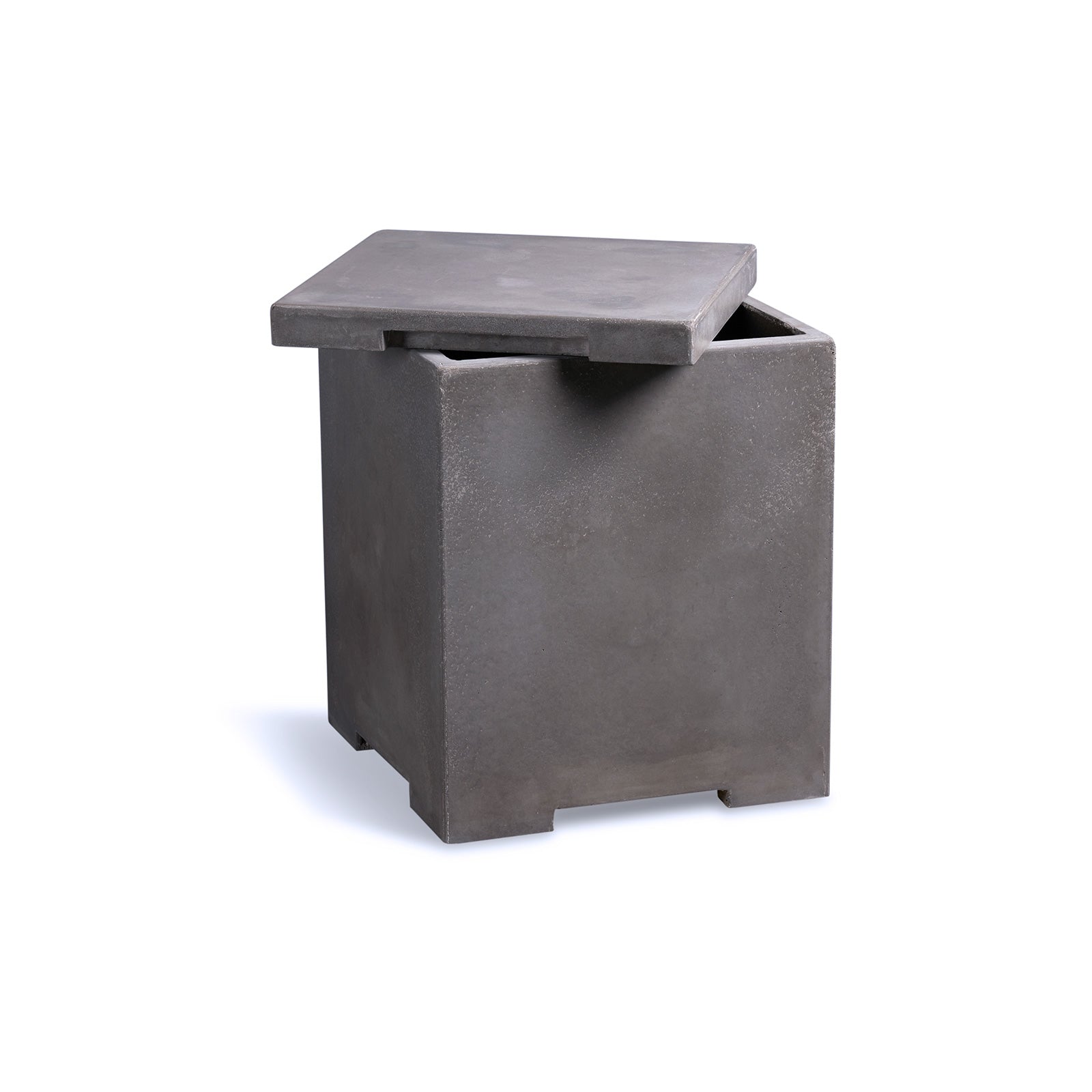 Concrete Propane Tank Enclosure - Square - Energize Trek