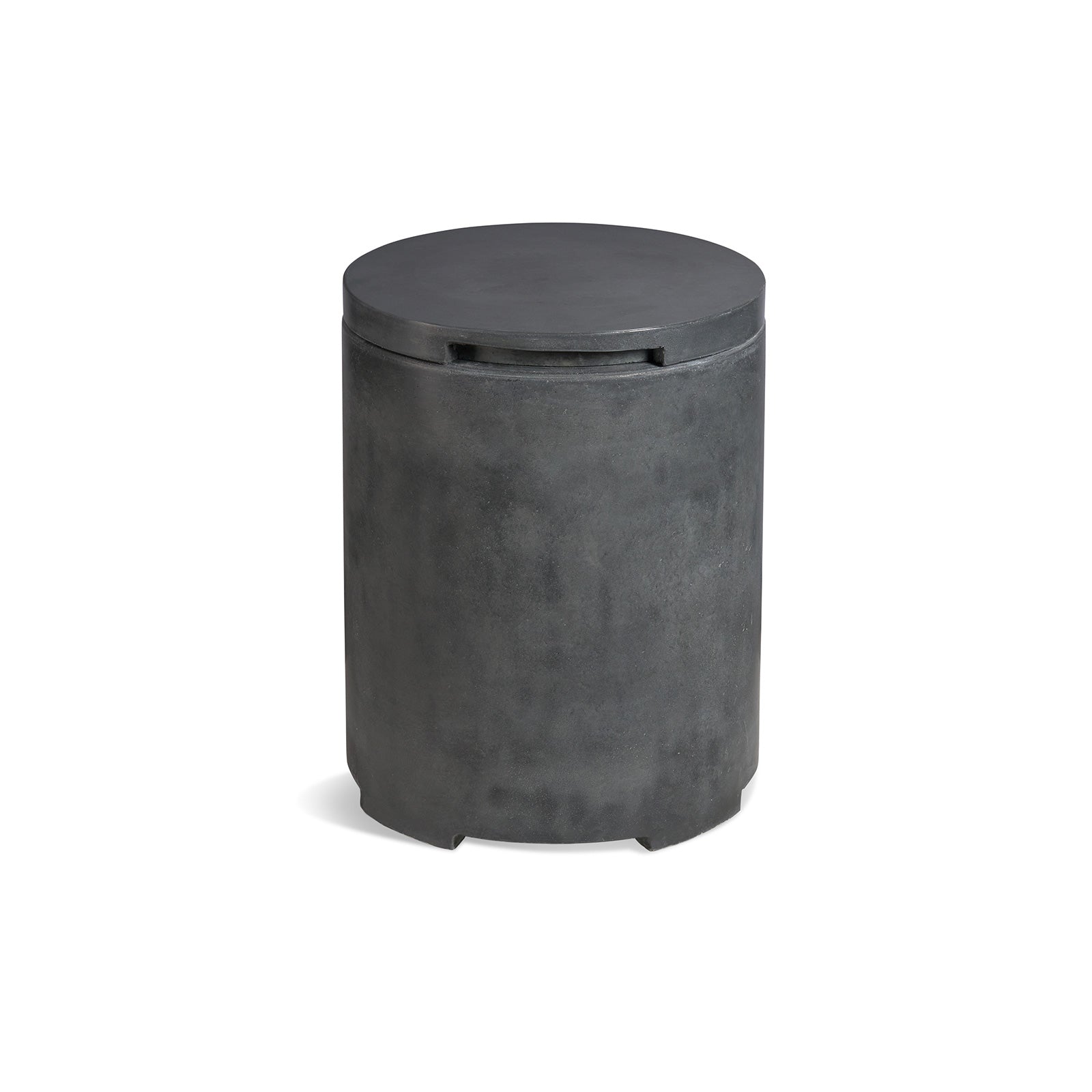 Concrete Propane Tank Enclosure - Round - Energize Trek