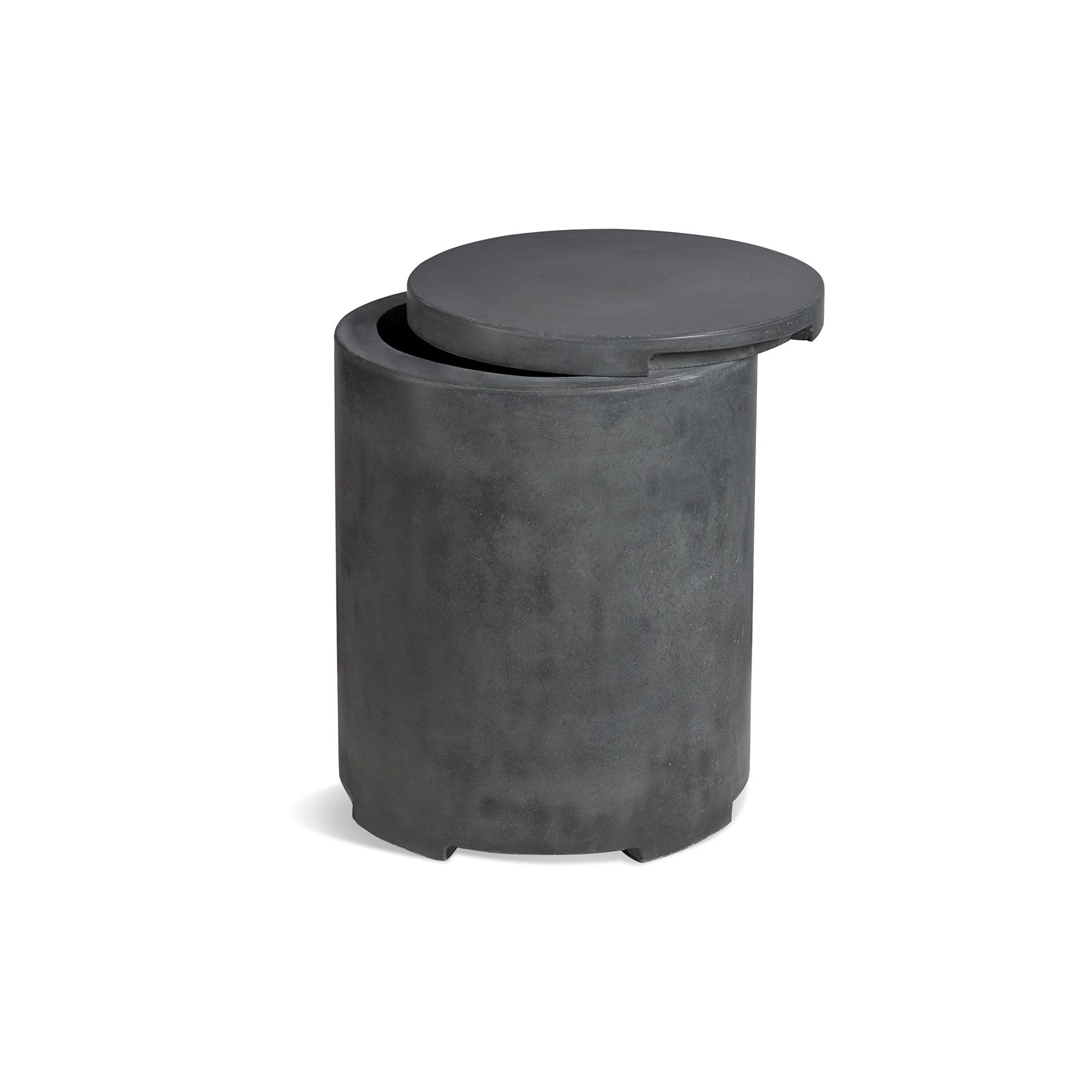 Concrete Propane Tank Enclosure - Round - Energize Trek