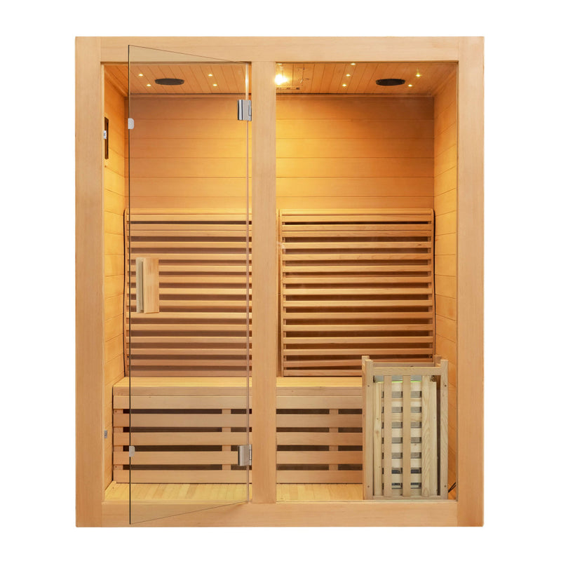 SAUNA EVOLUTION®  Canadian Indoor Ozone Saunas And Steam Room For SPA Center Glass 08 - Energize Trek