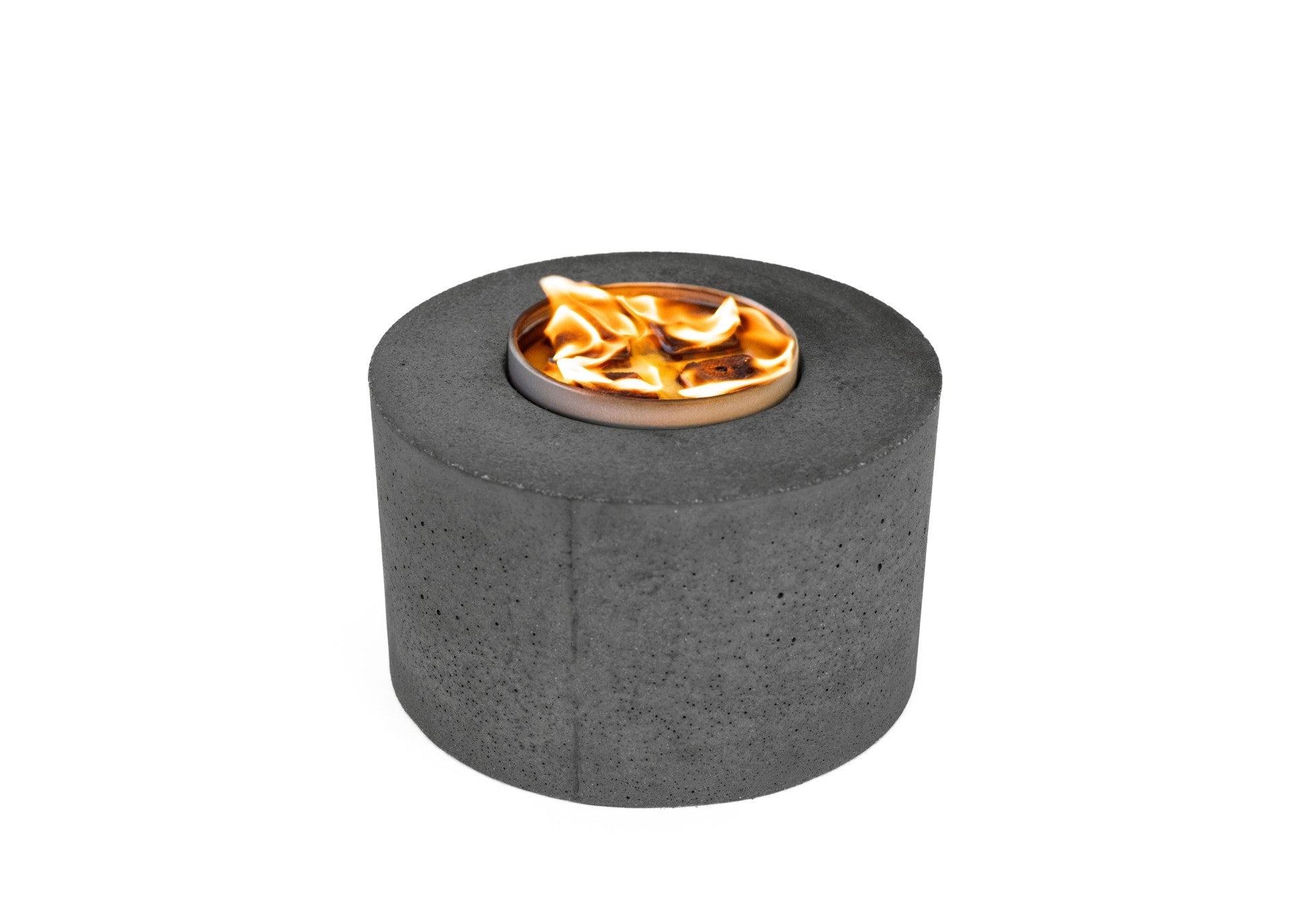 Classic Cylinder Concrete Fire Pit - Energize Trek