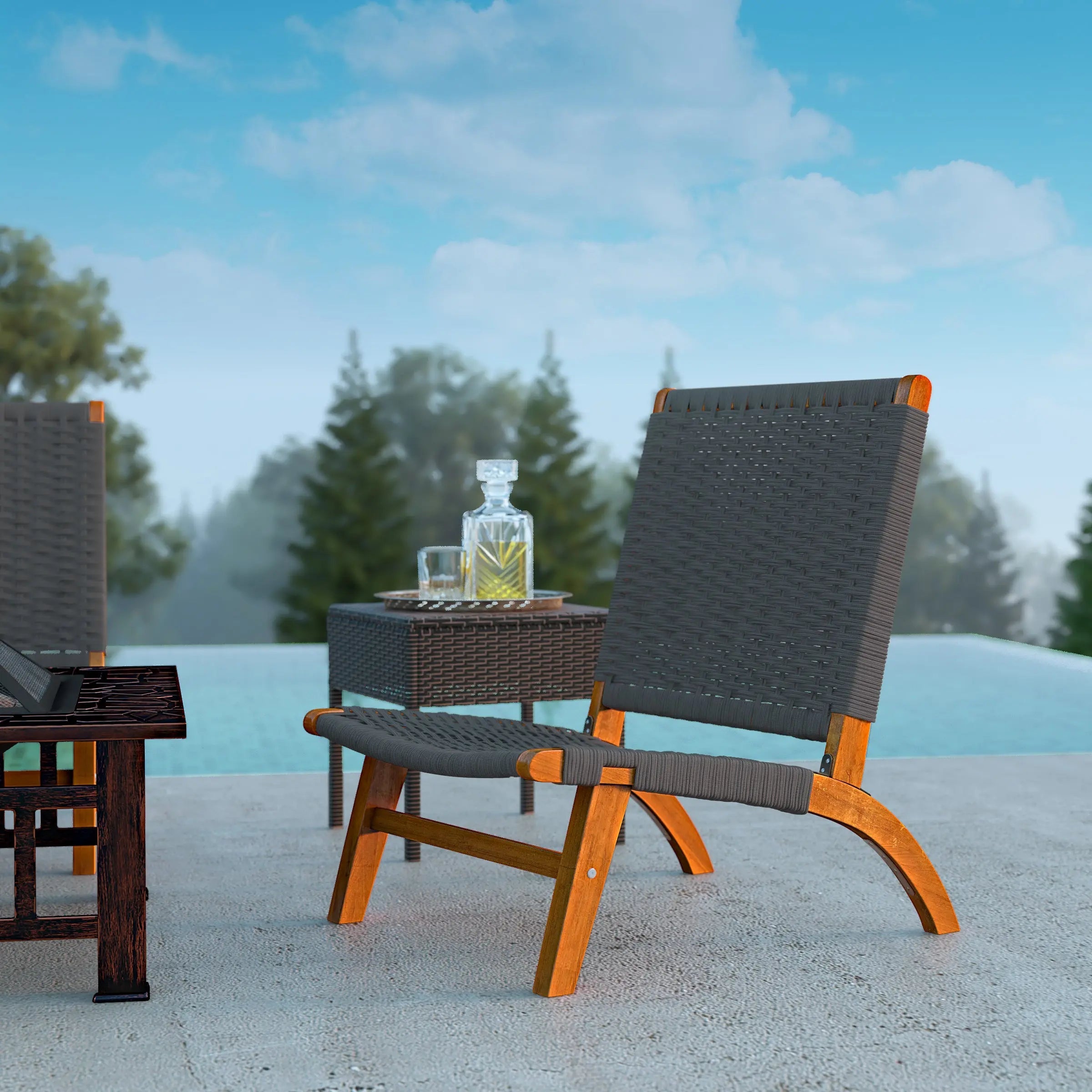 Costa Rica Outdoor Modern Lounge Chair - Energize Trek