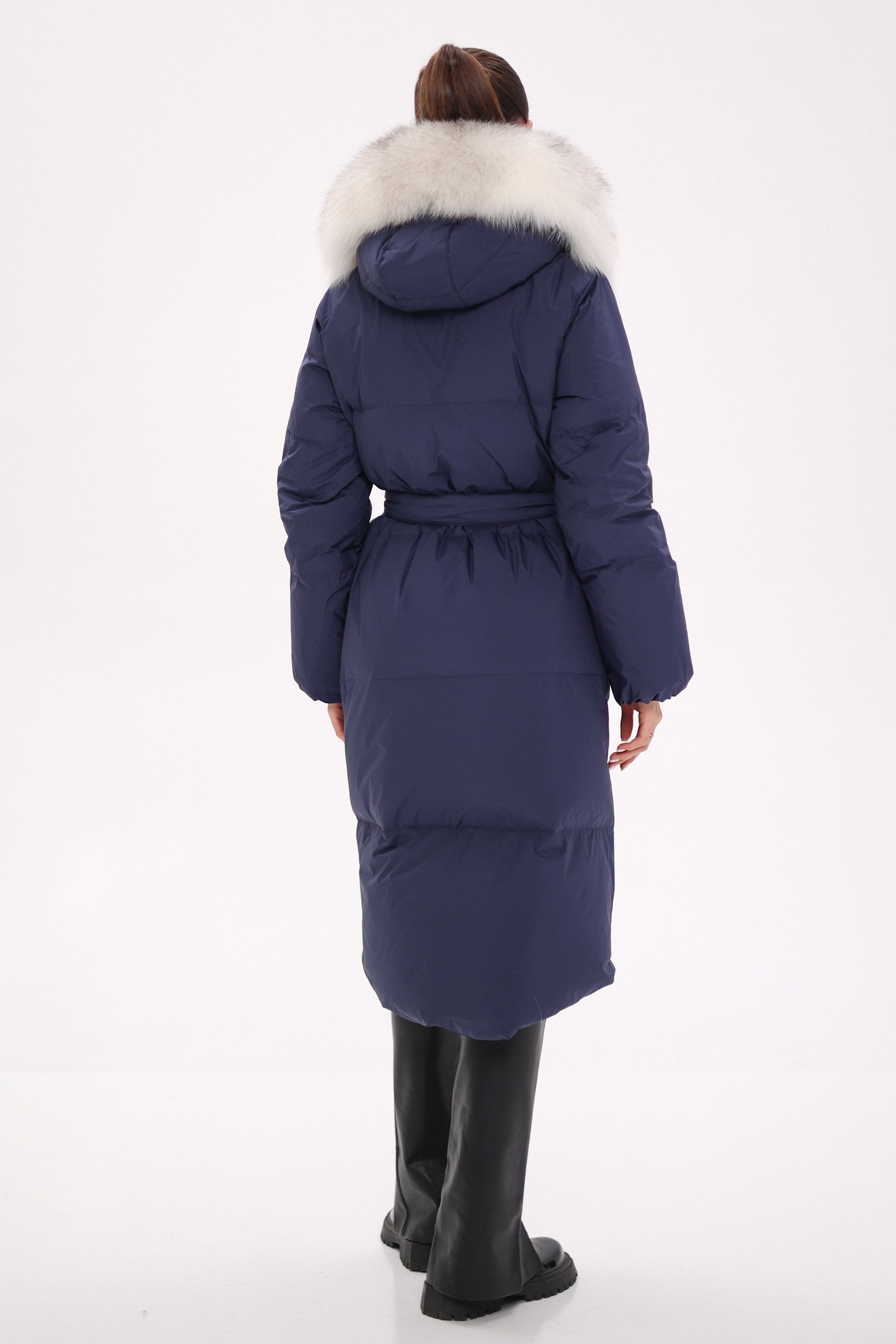 Genuine Silver Fox Down Fill Coat - Energize Trek