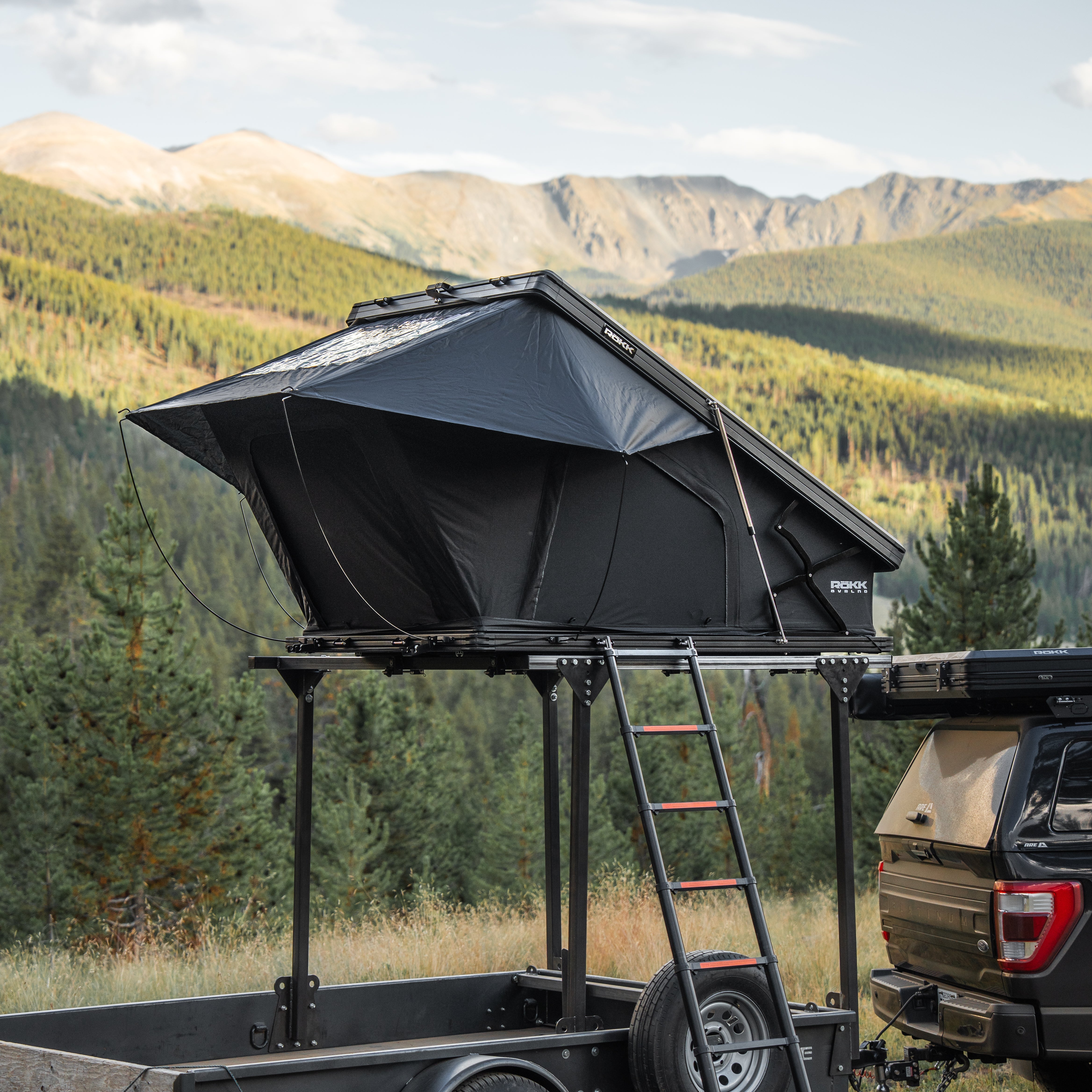 ÖVRLNDR 2P ROOF TOP TENT (Black) - Energize Trek