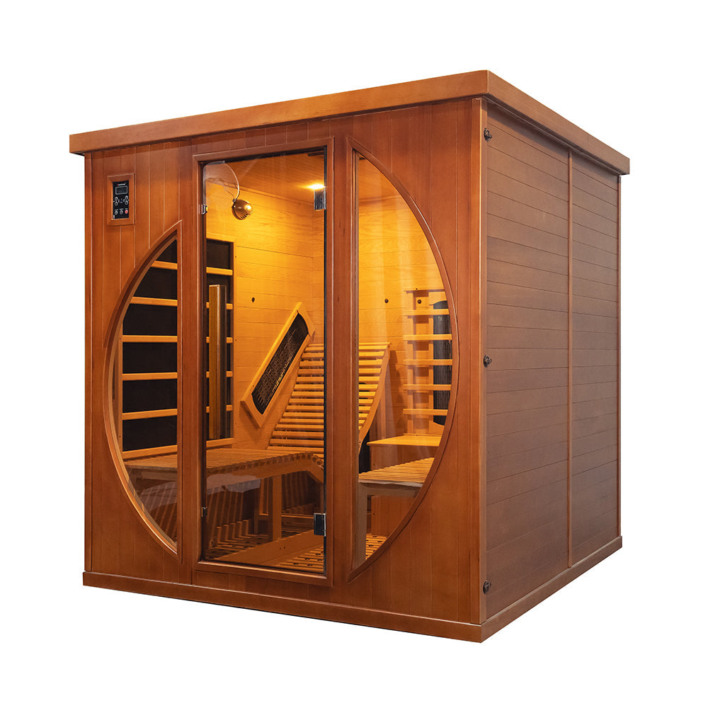 SAUNA EVOLUTION®  Indoor Sauna Room with Recliner（Best Seller）Far Infrared 01 - Energize Trek