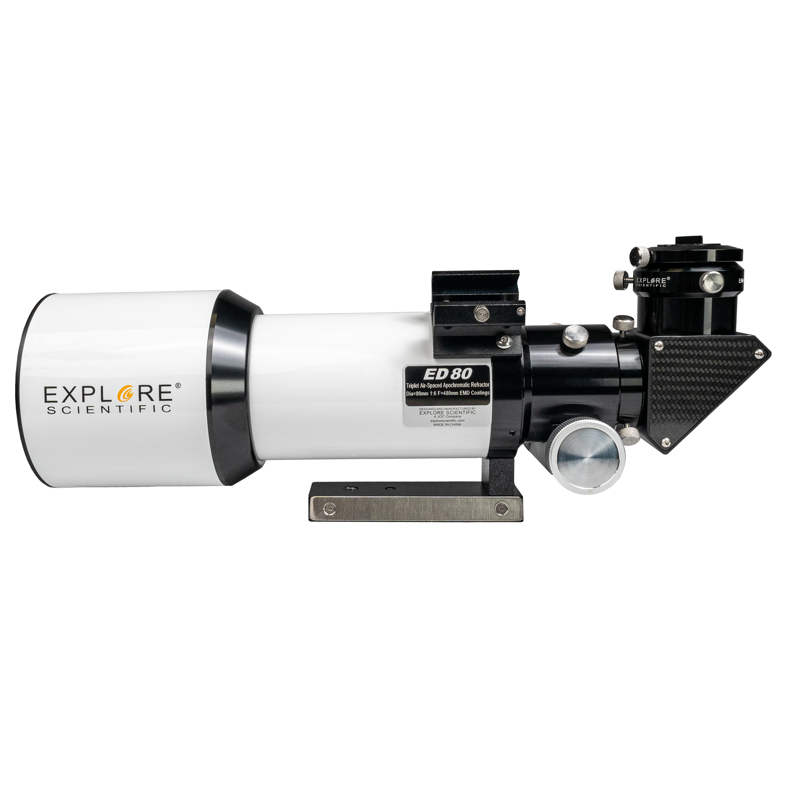 ED80 Essential Series Air-Spaced Triplet Refractor Telescope with 0.8x Focal Reducer
