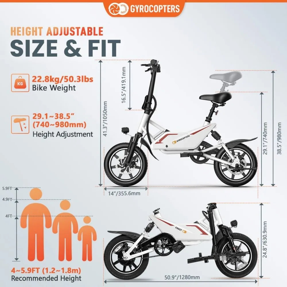 DUTRIEUX UL2849 Safe Folding Ebike - Compact & Eco-Friendly - Energize Trek