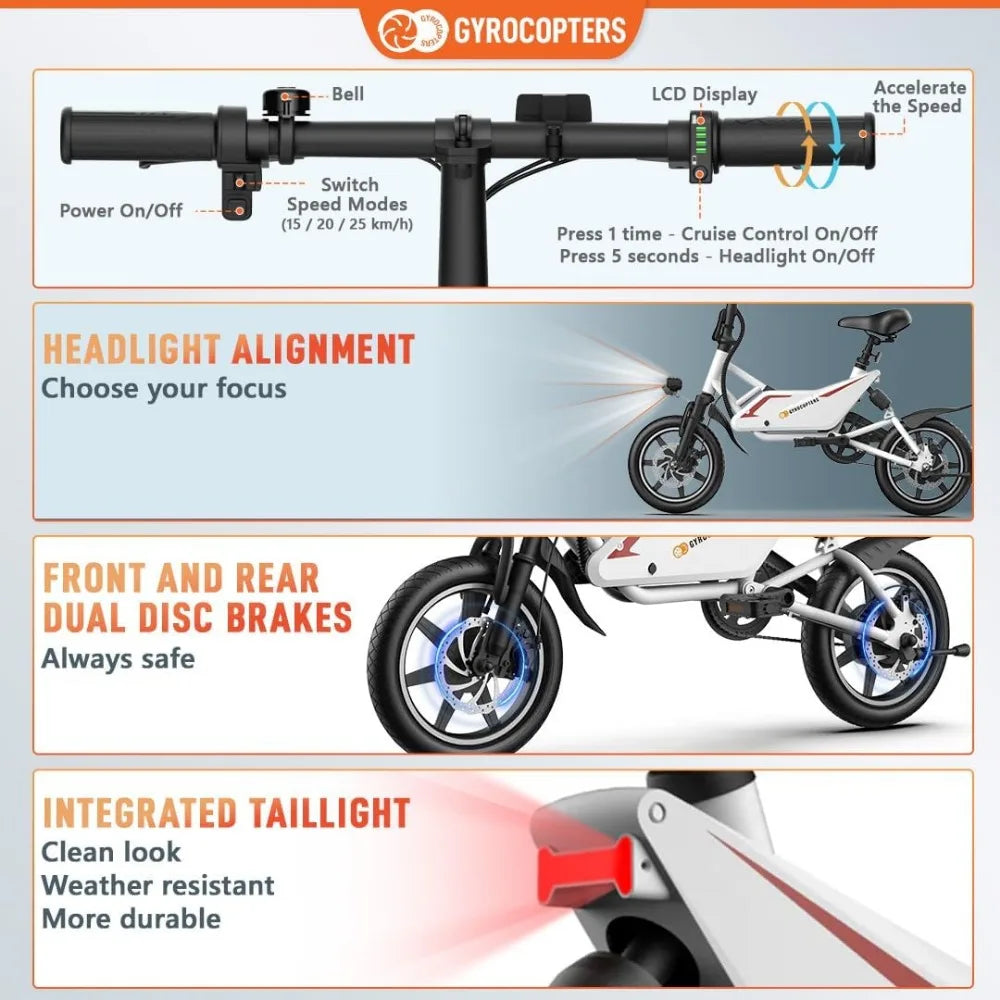 DUTRIEUX UL2849 Safe Folding Ebike - Compact & Eco-Friendly - Energize Trek