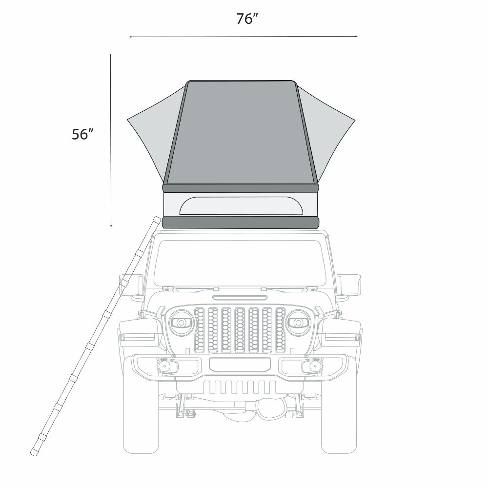 ÖVRLNDR 2P ROOF TOP TENT (Tan) - Energize Trek