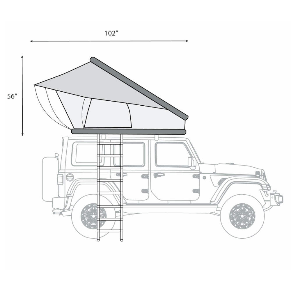 ÖVRLNDR 2P ROOF TOP TENT (Tan) - Energize Trek