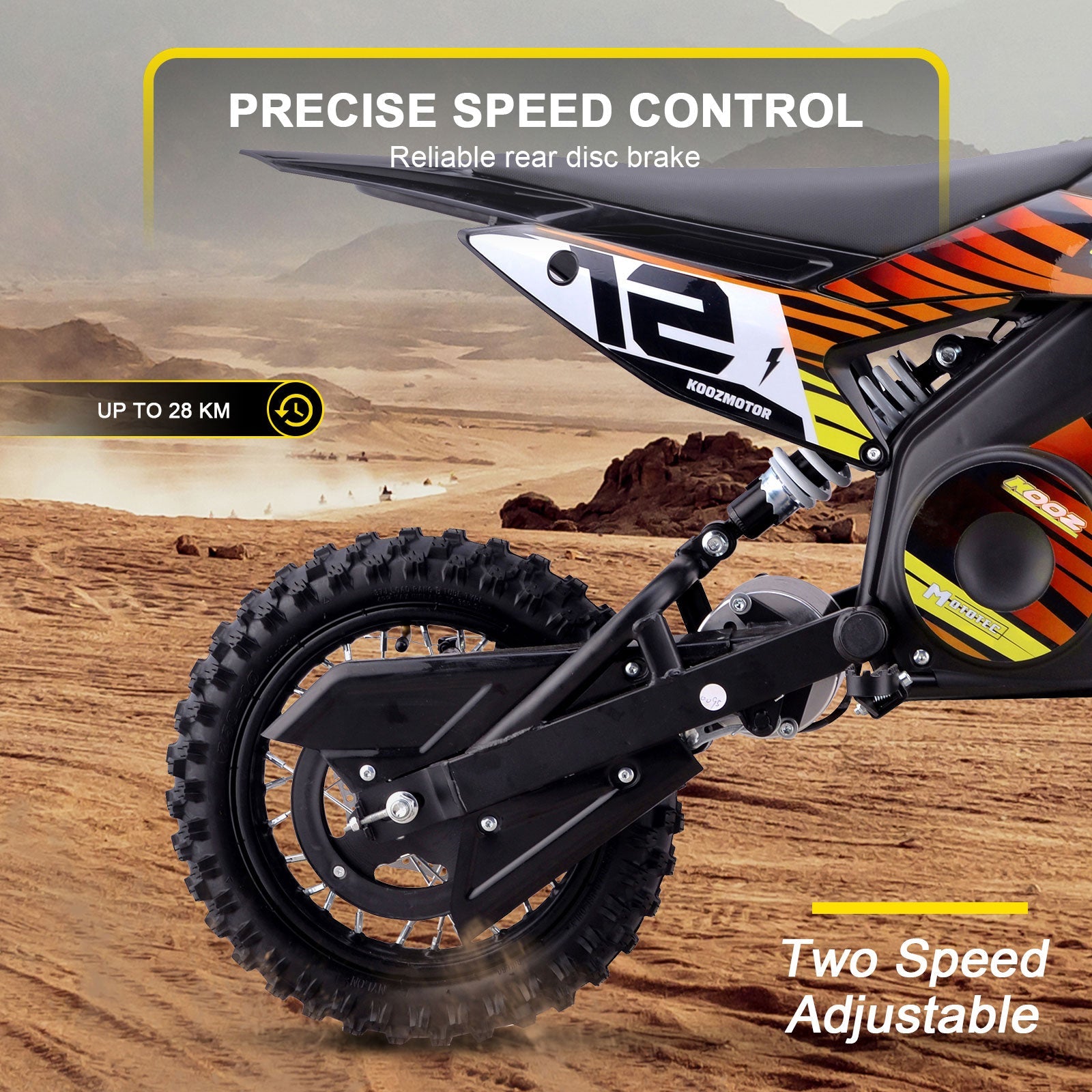 36V Lithium Mini Dirt Bike 1000W - Energize Trek