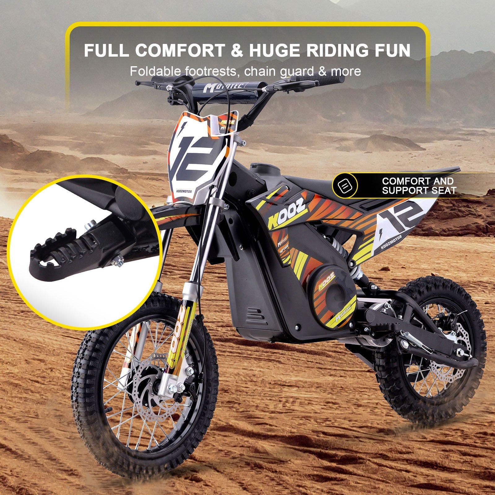 36V Lithium Mini Dirt Bike 1000W - Energize Trek