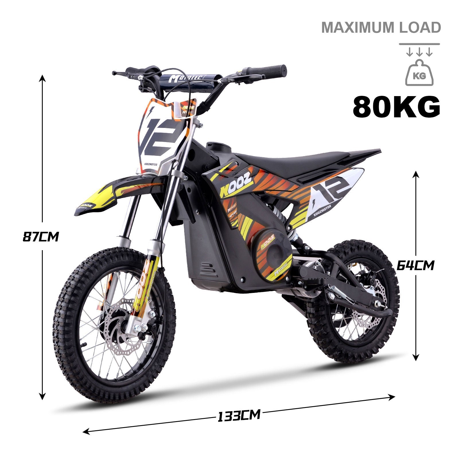 36V Lithium Mini Dirt Bike 1000W - Energize Trek