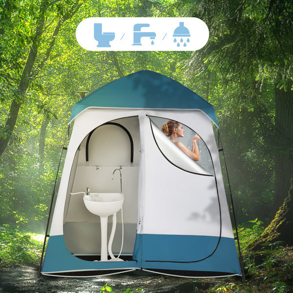 Double Blue White Changing Tent - Energize Trek