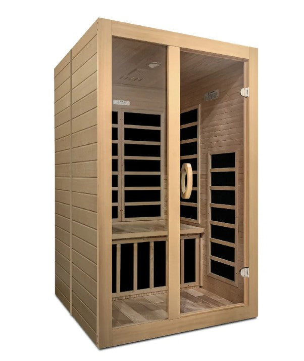 Dynamic "Santiago" 2 Person Low EMF FAR IR Sauna - Energize Trek