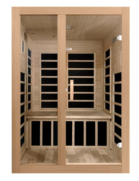 Dynamic "Santiago" 2 Person Low EMF FAR IR Sauna - Energize Trek