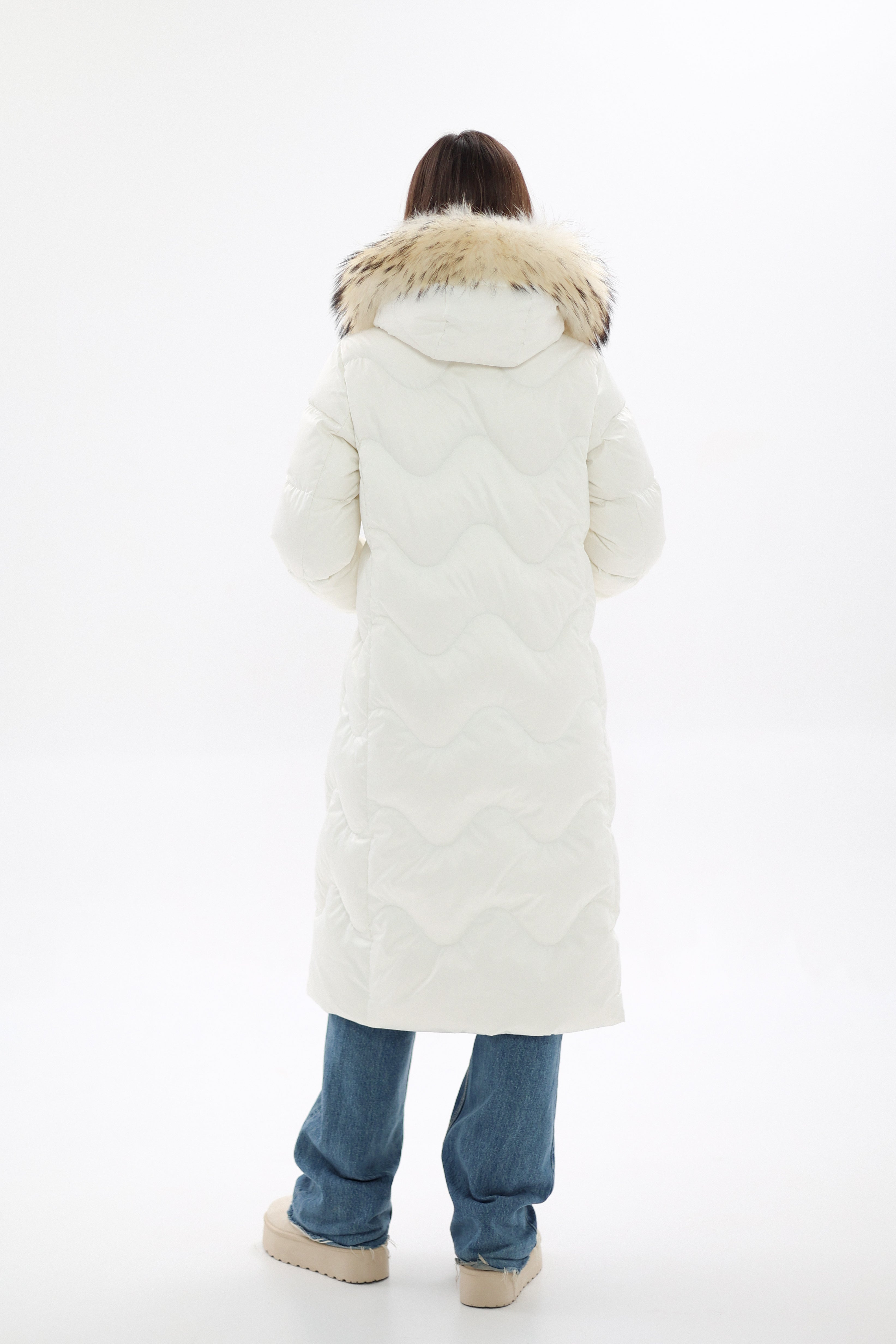 Genuine Fur Trim Down Fill Coat - Energize Trek