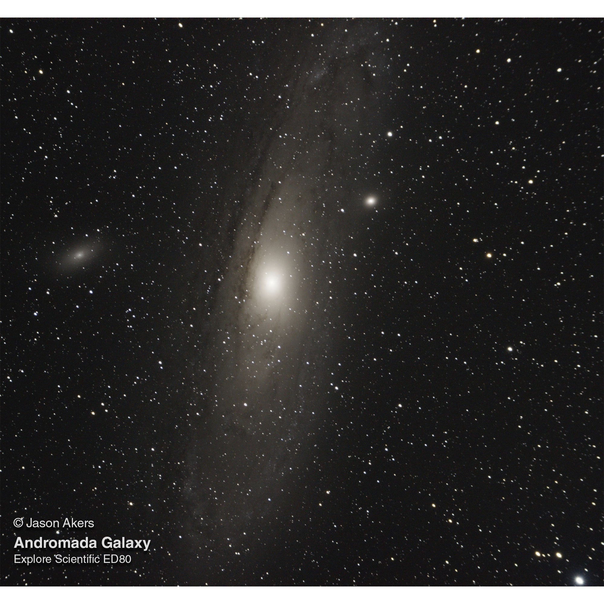 ED80-FCD100 Series Air-Spaced Triplet Refractor Telescope and Field Flattener f/5 to f/7 - Energize Trek