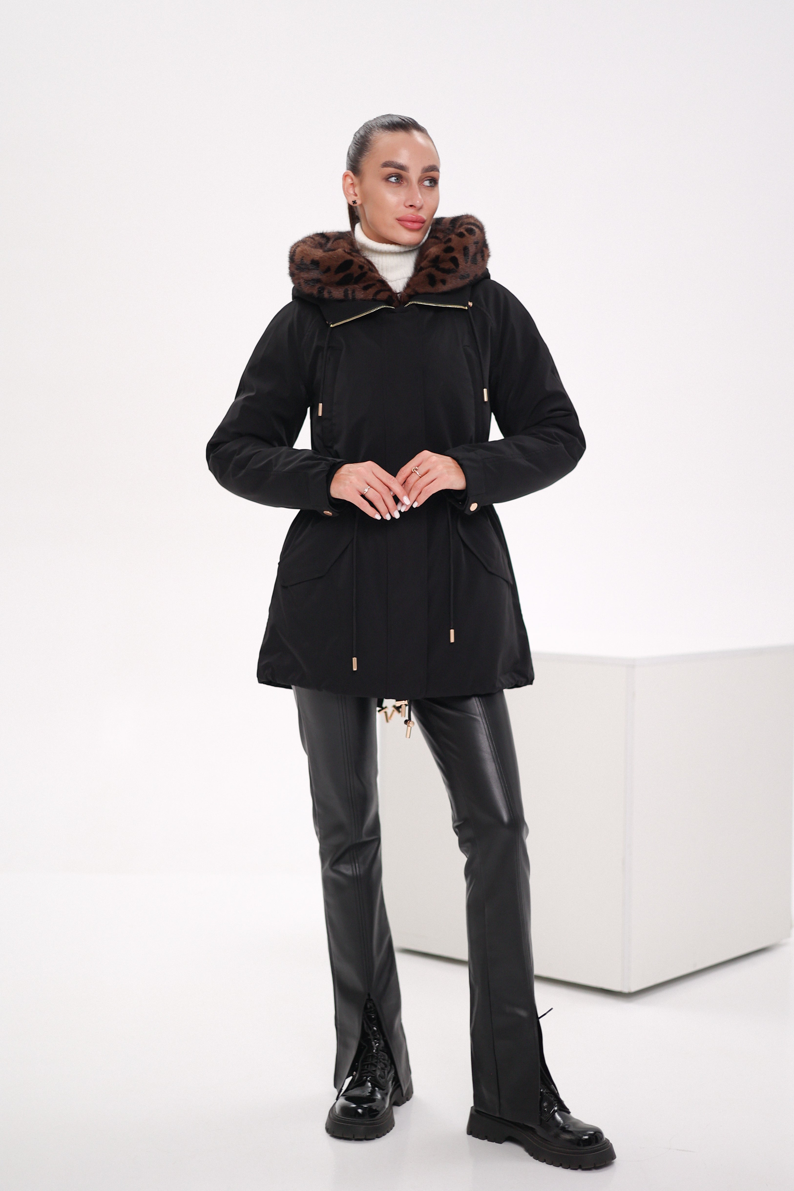 Genuine Scandinavian Mink Fur Parka with Rabbit Fur Insulation - Energize Trek