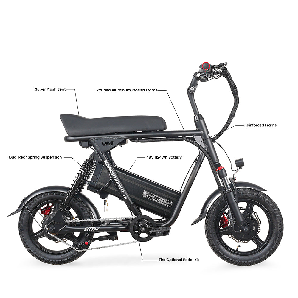 EMOVE Roadrunner V3 - World's First Electric Scooter Bike Hybrid - Energize Trek