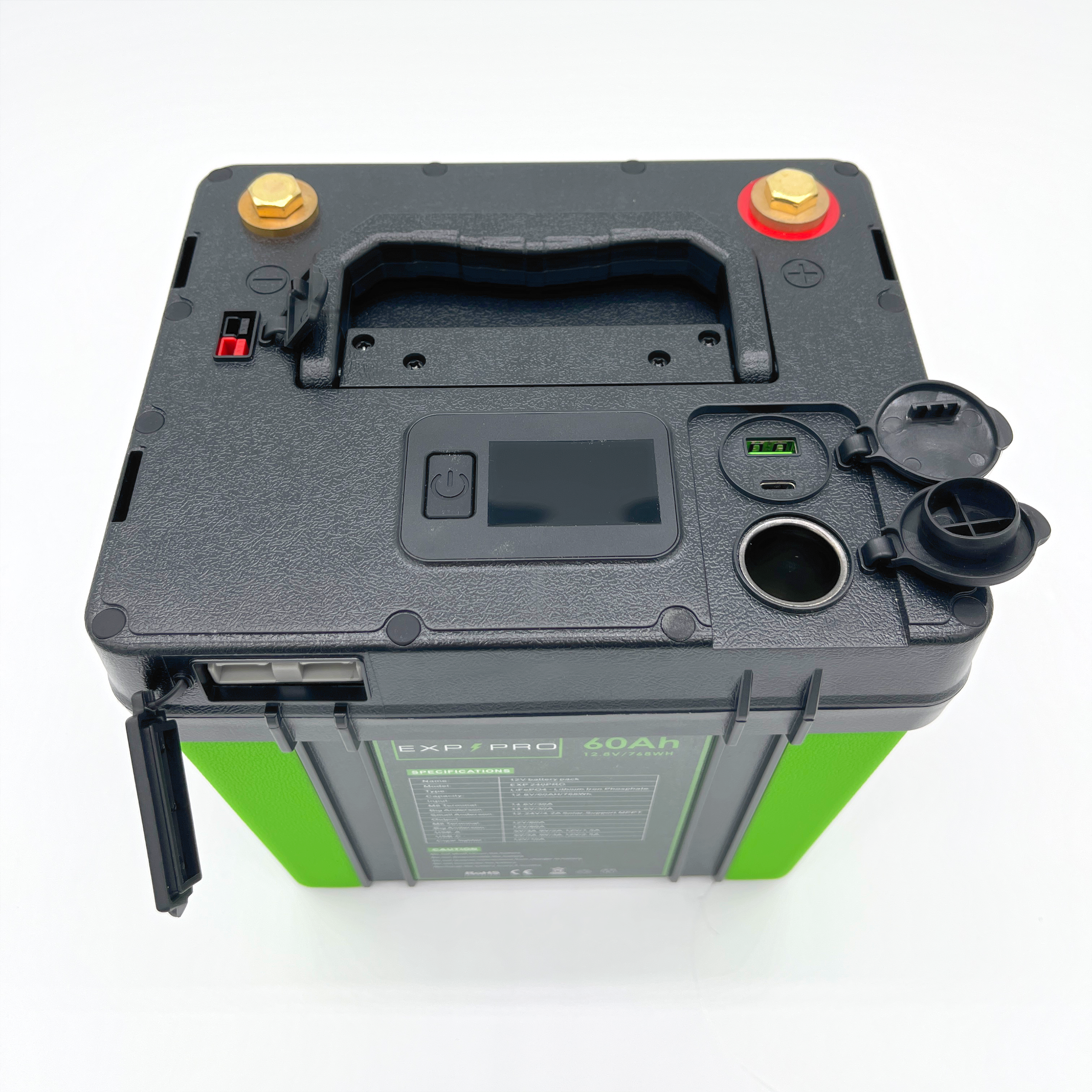 EXP240PRO CPAP Battery with DC Cord | Portable, Solar Rechargeable LiFePO4 Battery - Energize Trek