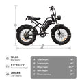 Electric Dirt Bike Cargo Black City E-bike For Sale Tank G50 - Energize Trek