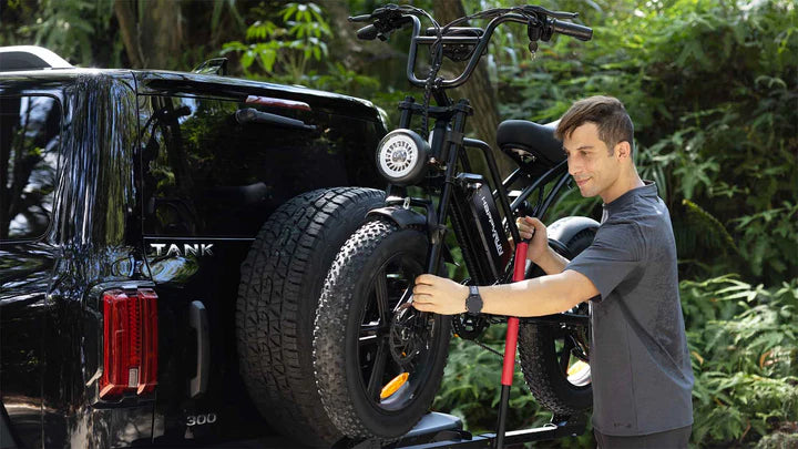 Electric Dirt Bike Cargo Black City E-bike For Sale Tank G50 - Energize Trek