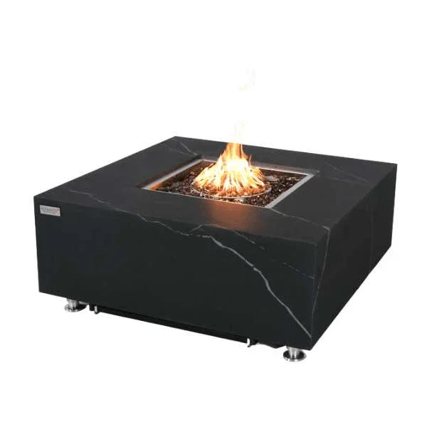 Elementi Plus Sofia Marble Porcelain Fire Table OFP103BB - Energize Trek