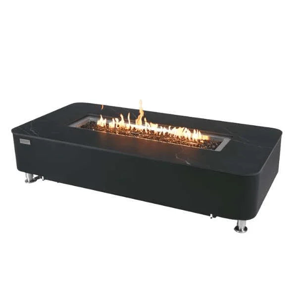 Elementi Plus Valencia Porcelain Top Fire Table OFP102BB - Energize Trek