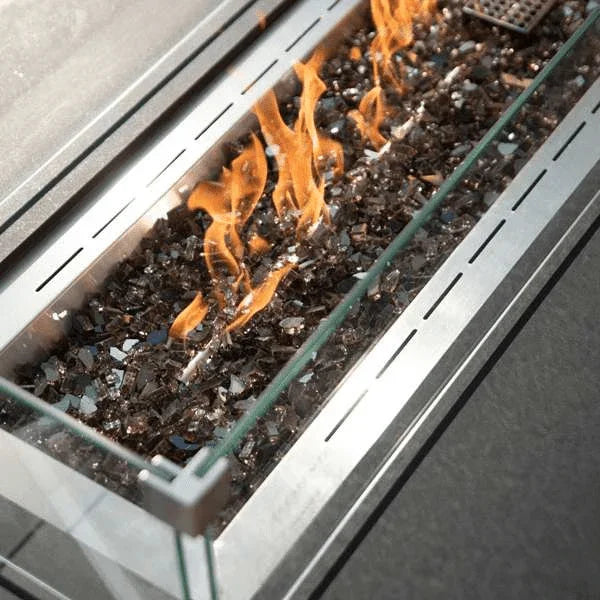 Elementi Plus Varna Marble Porcelain Fire Table OFP121BB - Energize Trek