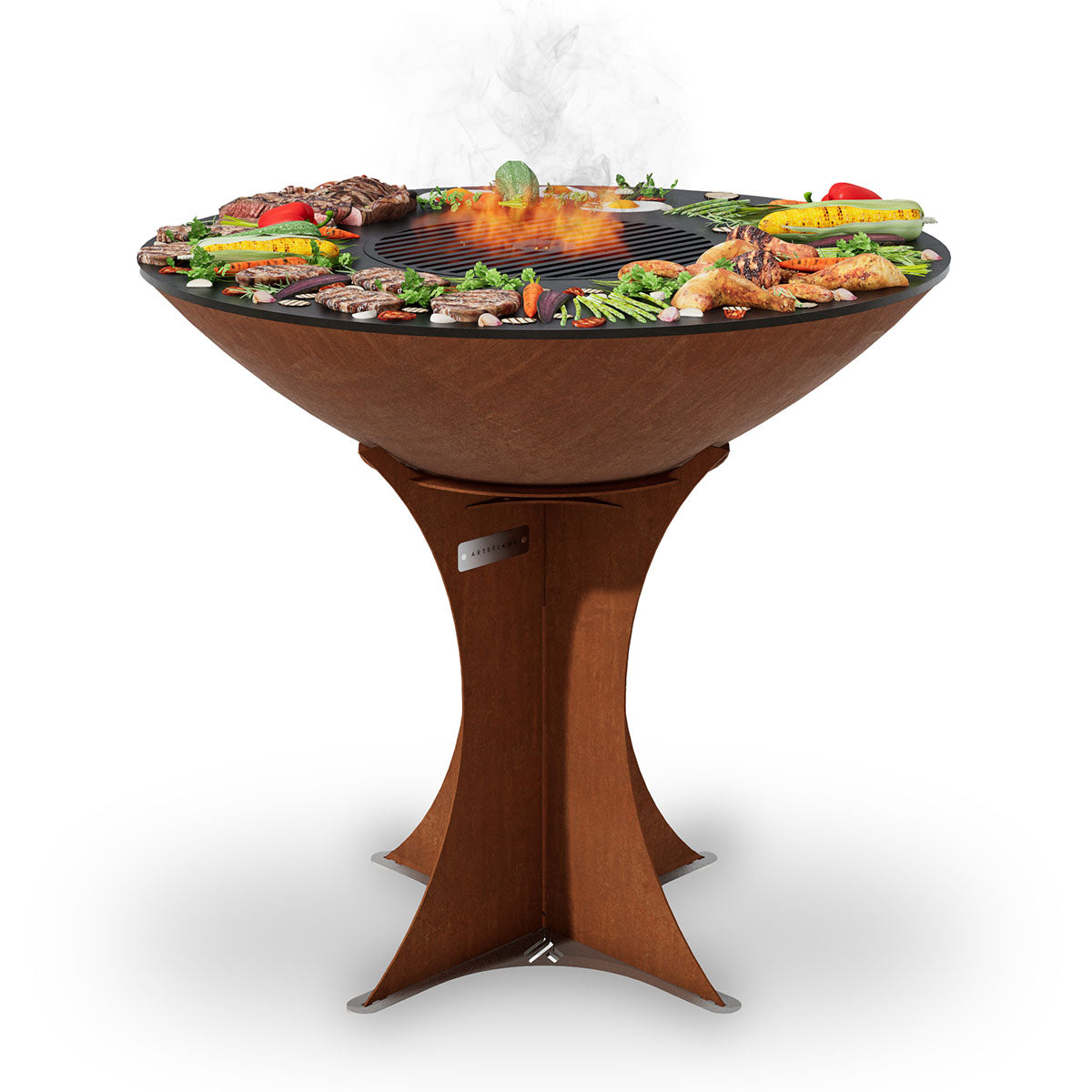 Arteflame XXL 40" Flat Top Grill - High Euro Base - Energize Trek