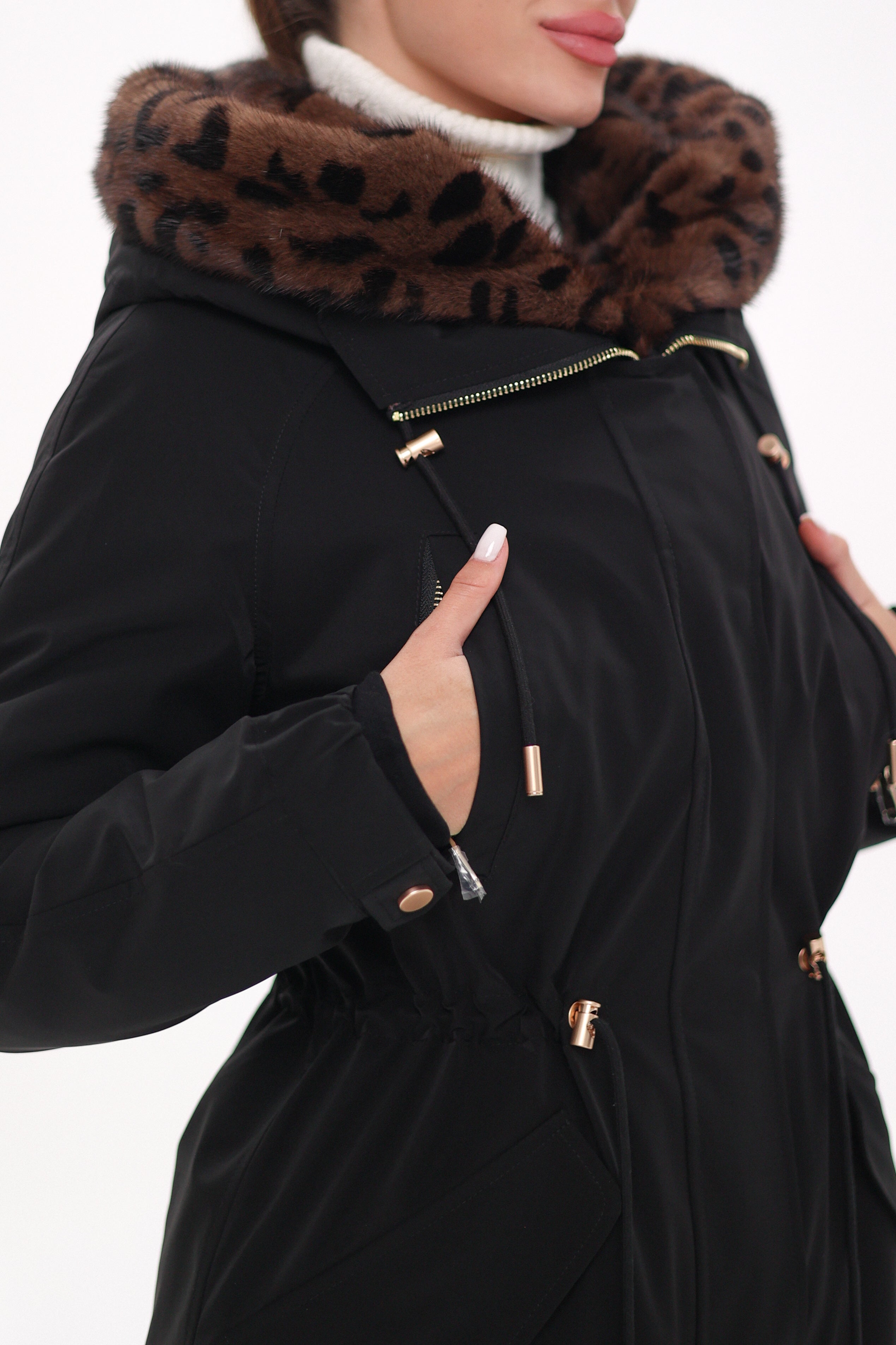Genuine Scandinavian Mink Fur Parka with Rabbit Fur Insulation - Energize Trek
