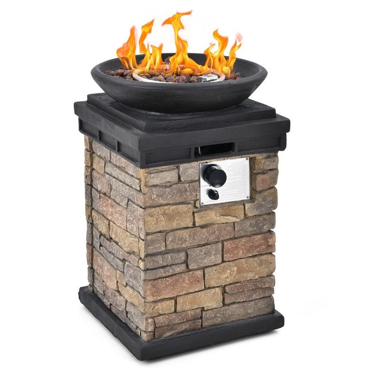Outdoor Propane Fire Bowl Fire Pit Patio Heater - Energize Trek