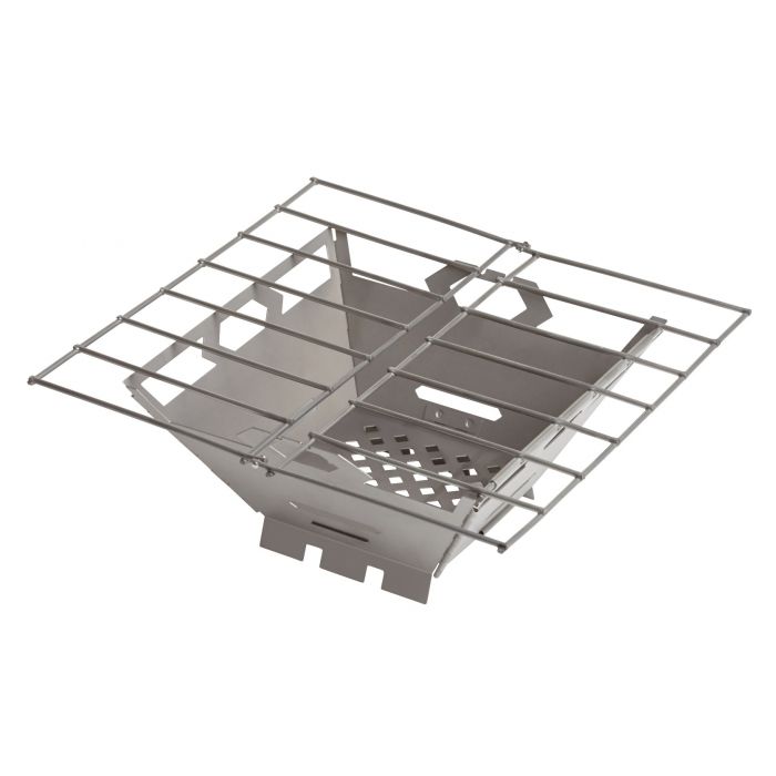 FIRE BOX GRILL - Stainless Steel - Energize Trek