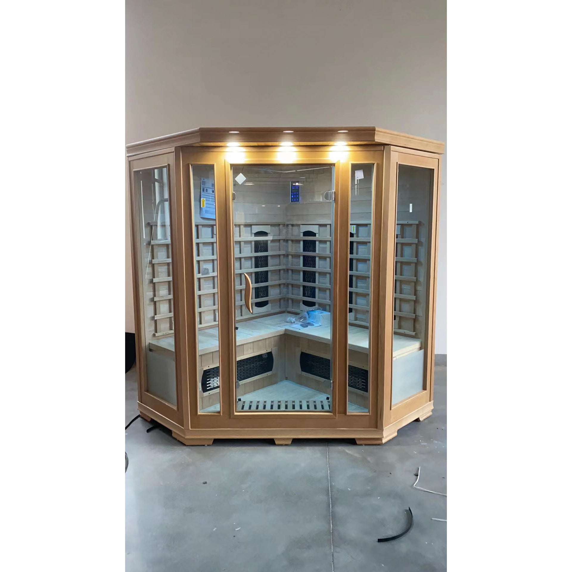 SAUNA EVOLUTION®  Low EMF Indoor Wood Sauna With Carbon Panel Far Infrared 16 - Energize Trek