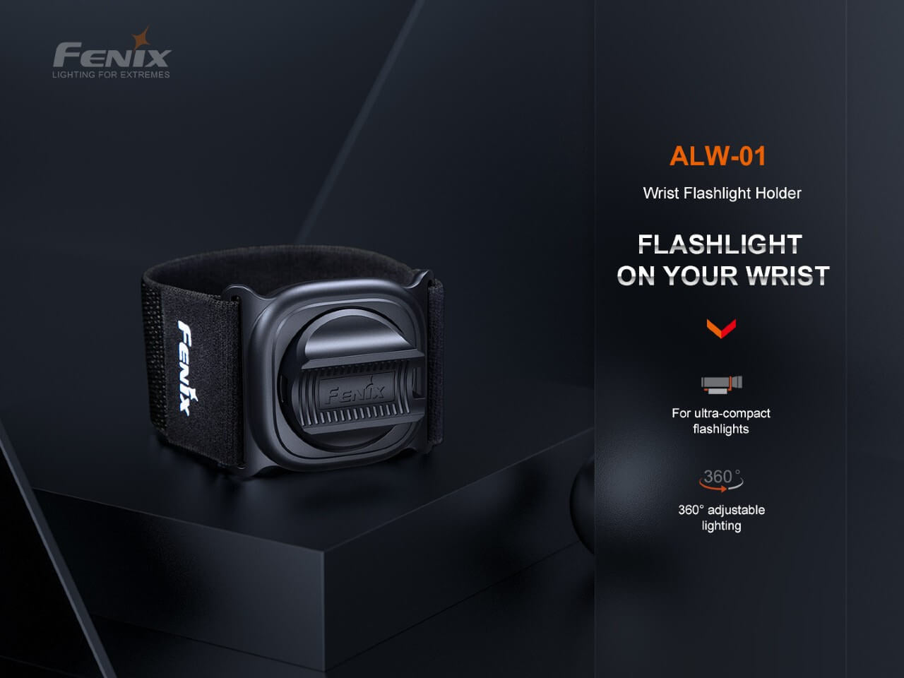 Fenix ALW-01 Wrist Flashlight Holster - Energize Trek