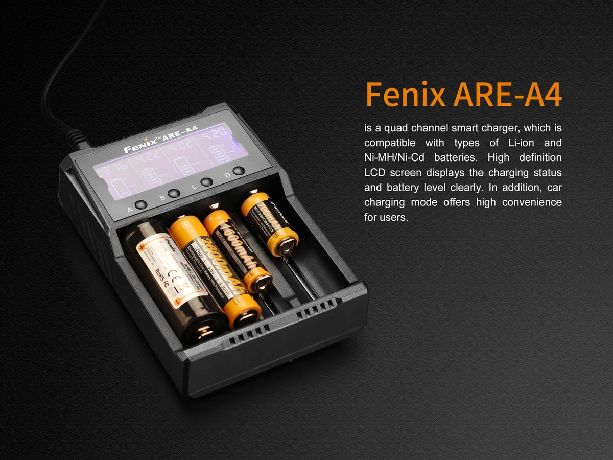 Fenix ARE-A4 Multifunctional Battery Charger - Energize Trek